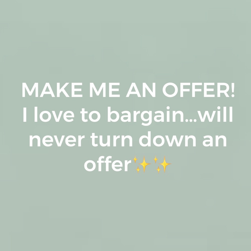 Bargaining is the name of the game!!